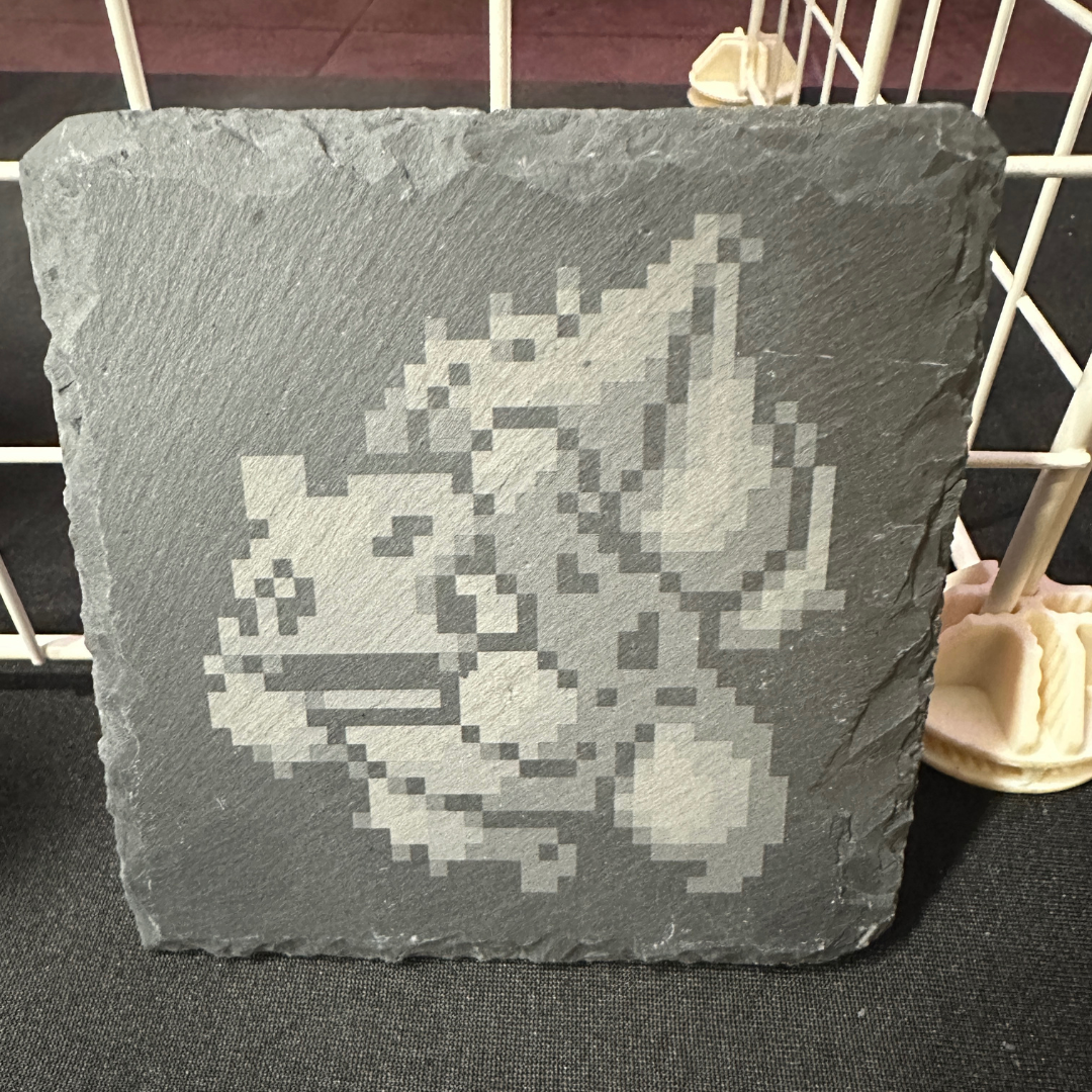 Bulbasaur Pixel Art Coaster